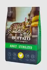 Корм сухой Mr.Buffalo STERILIZED для стерилизованных кошек, с курицей, 400г