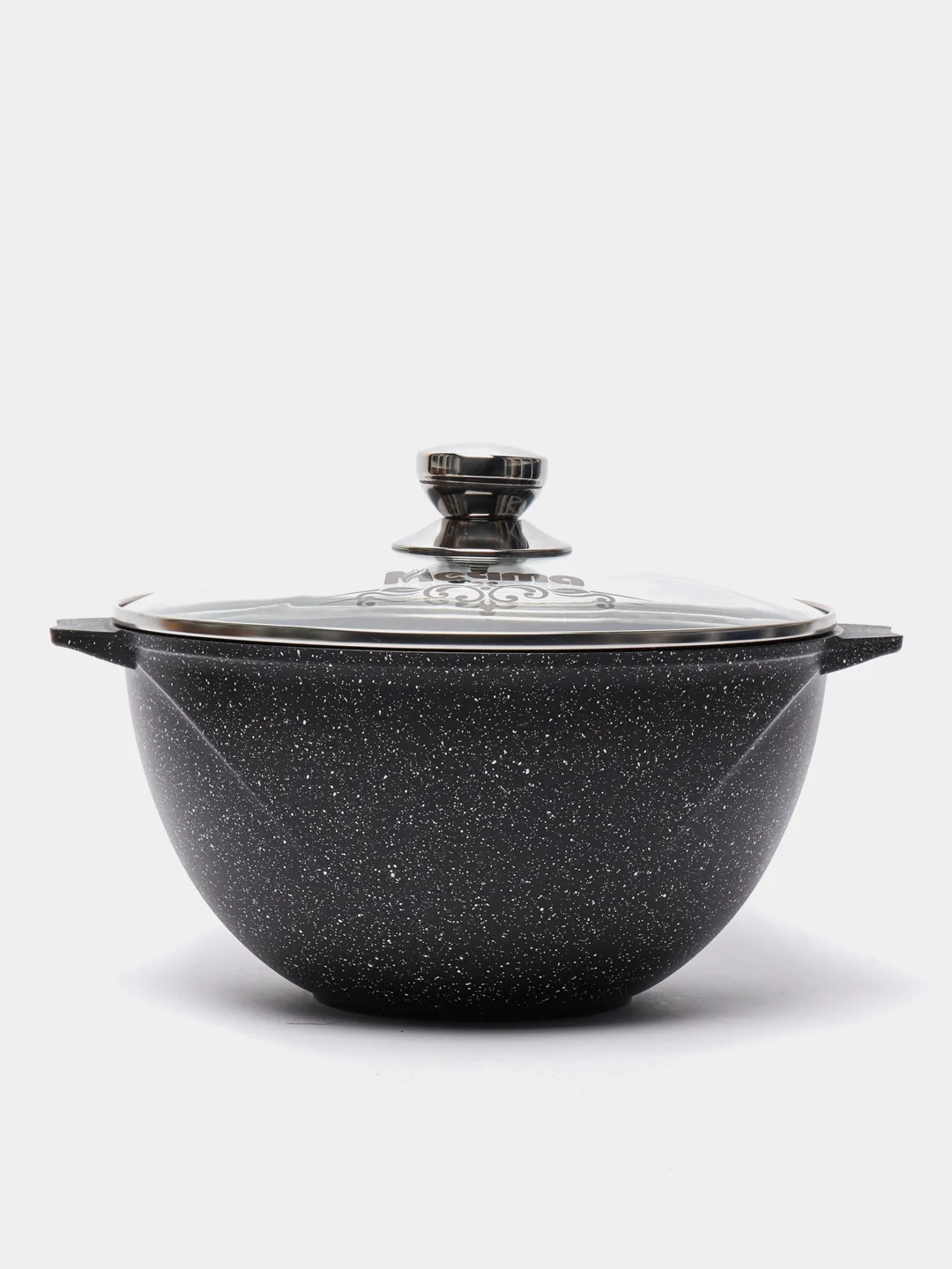 Казан для плова 5л Мечта, износостойкое покрытие Granit black, тяжелый, упаковке с крышкой