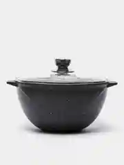 Казан для плова 5л Мечта, износостойкое покрытие Granit black, тяжелый, упаковке с крышкой