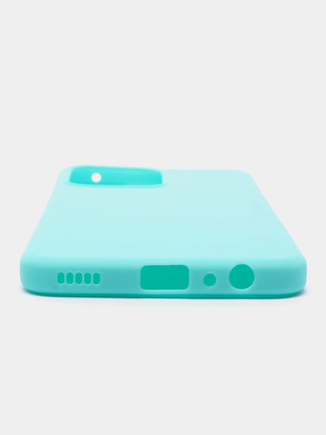 Бирюзовый чехол Honor X8 4G (Хонор Х8 4Г), силиконовый, цветной, матовый