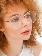 Золотой имиджевые очки MIRSEE с UF-защитой/ без диоптрий/ прозрачные / от ультрафиолета