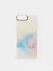Голубой чехол для iPhone 7 Plus/ 8 Plus "Акварель"