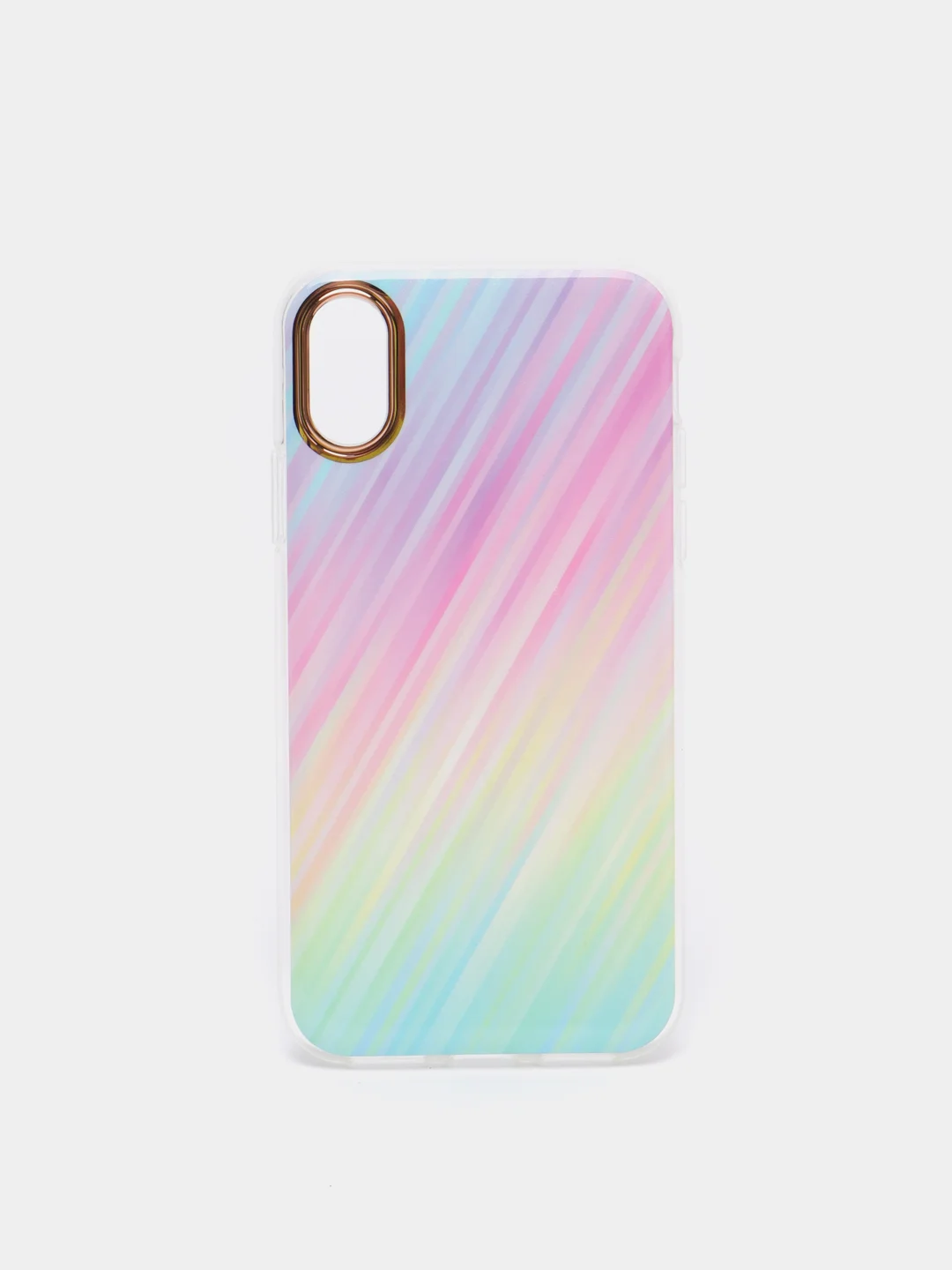 Розовый чехол для iPhone X/ Xs "Акварель"
