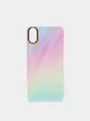 Розовый чехол для iPhone X/ Xs "Акварель"