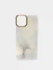 Серый чехол для iPhone 11 Pro "Акварель"
