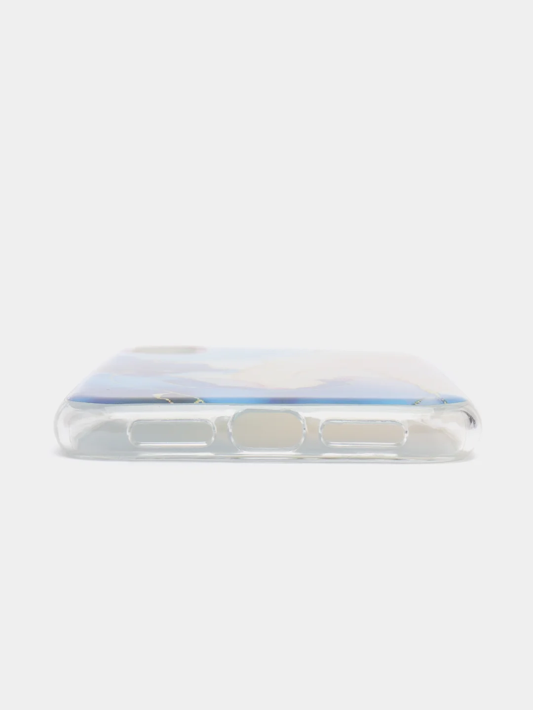 Синий чехол для iPhone XR Акварель
