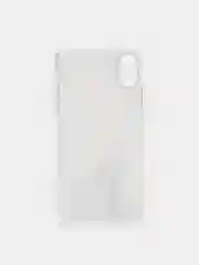 Серый чехол для iPhone X/ Xs "Акварель"