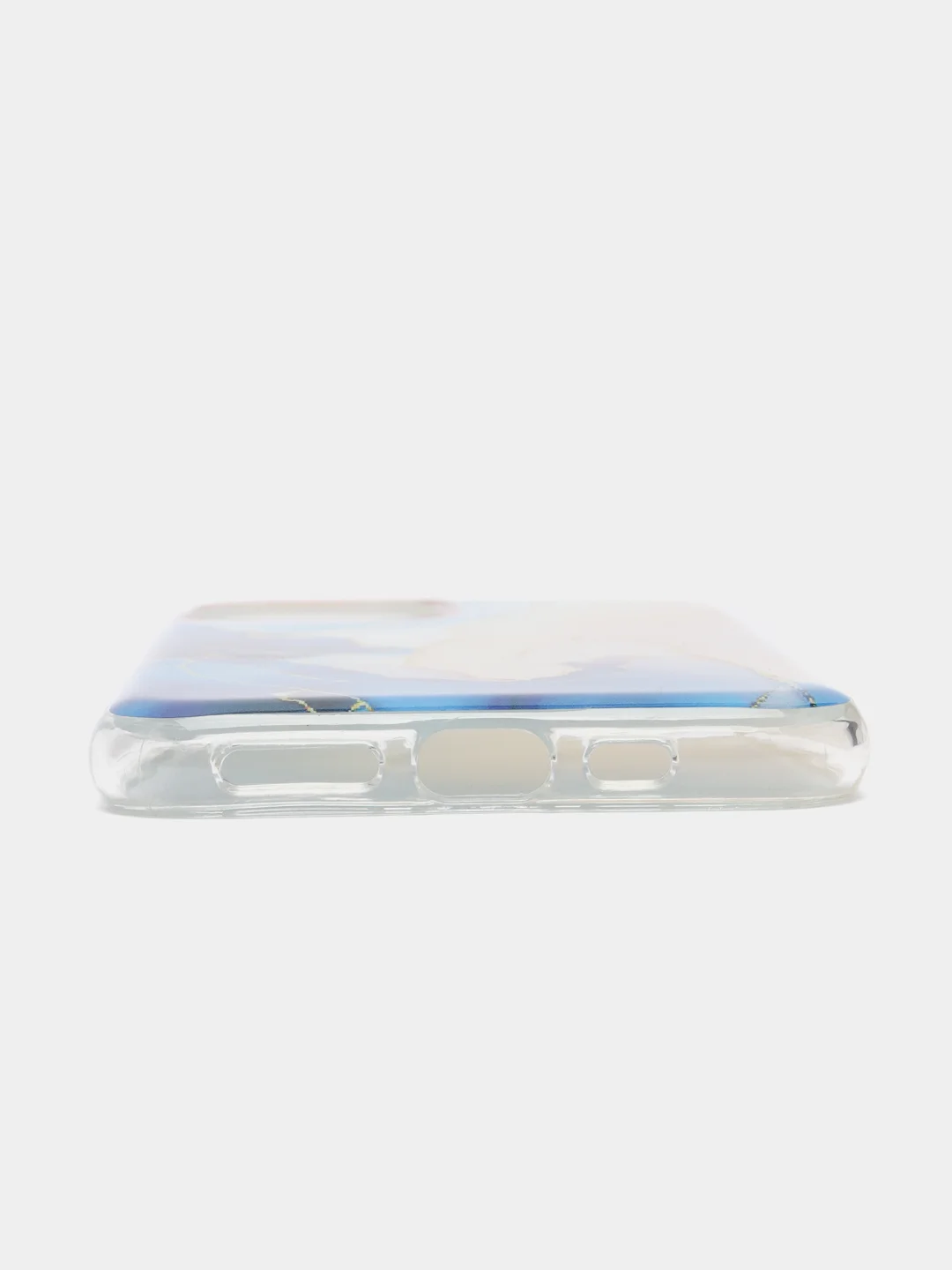 Синий чехол для iPhone 11 Pro "Акварель"