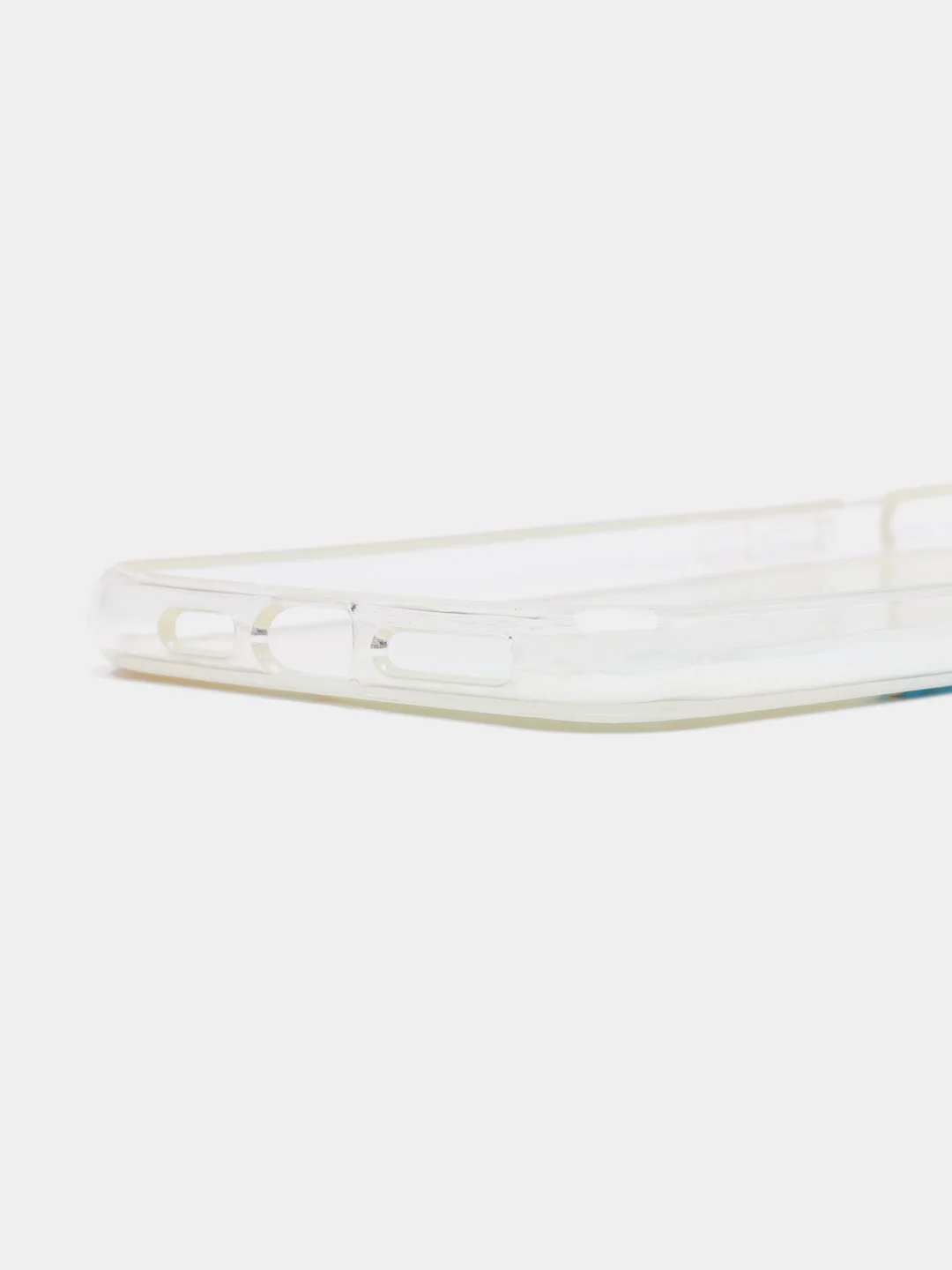 Голубой чехол для iPhone 11 Pro Max "Акварель"