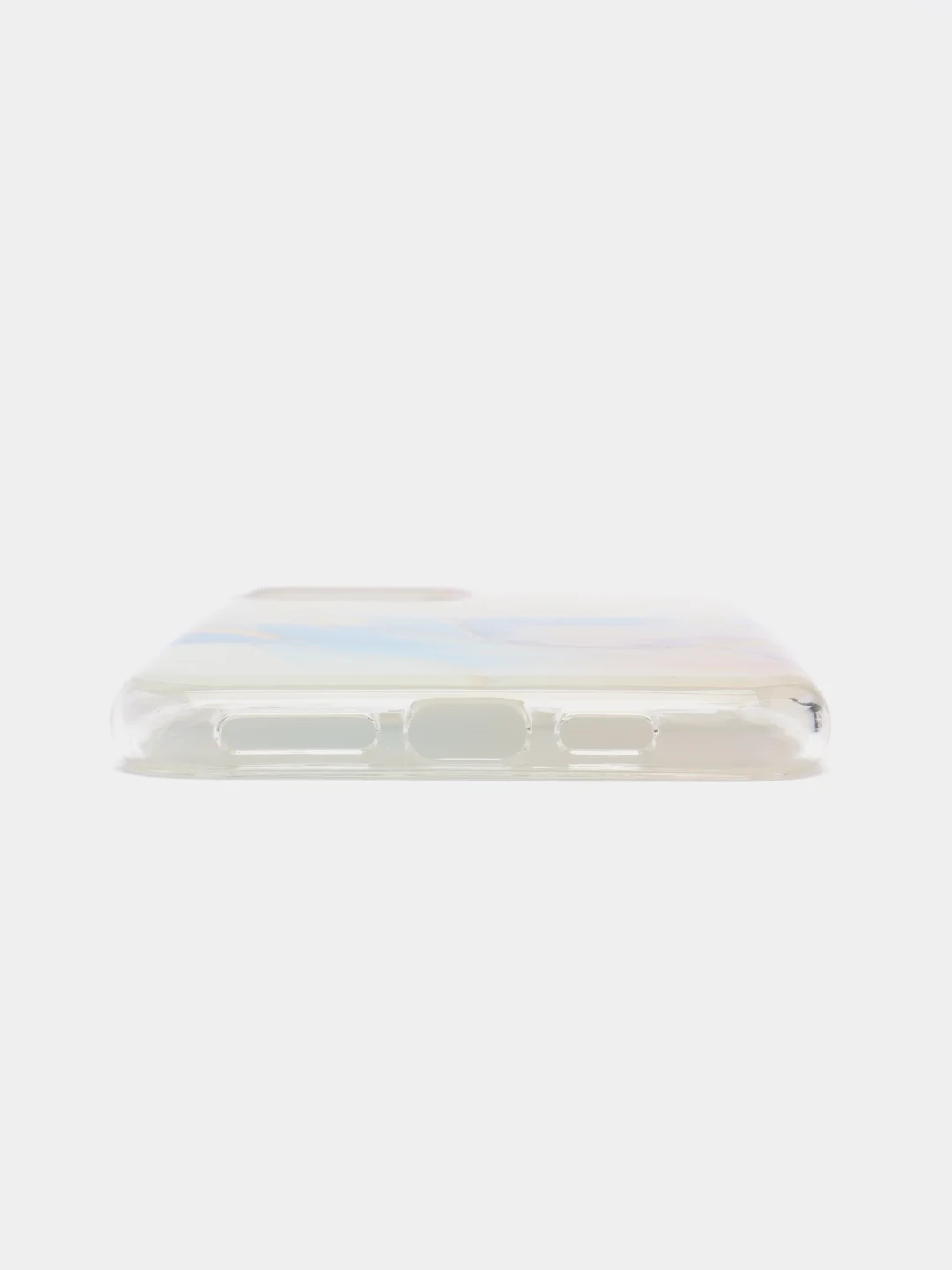 Голубой чехол для iPhone 11 Pro Max "Акварель"