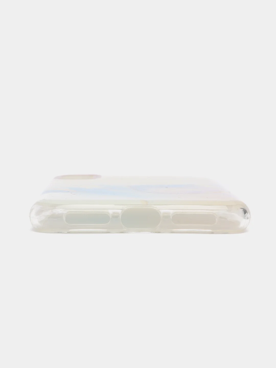 Голубой чехол для iPhone X/ Xs "Акварель"