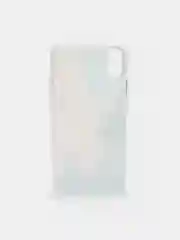 Синий чехол для iPhone X/ Xs "Акварель"
