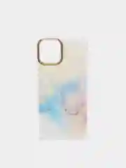 Голубой чехол для iPhone 11 Pro "Акварель"