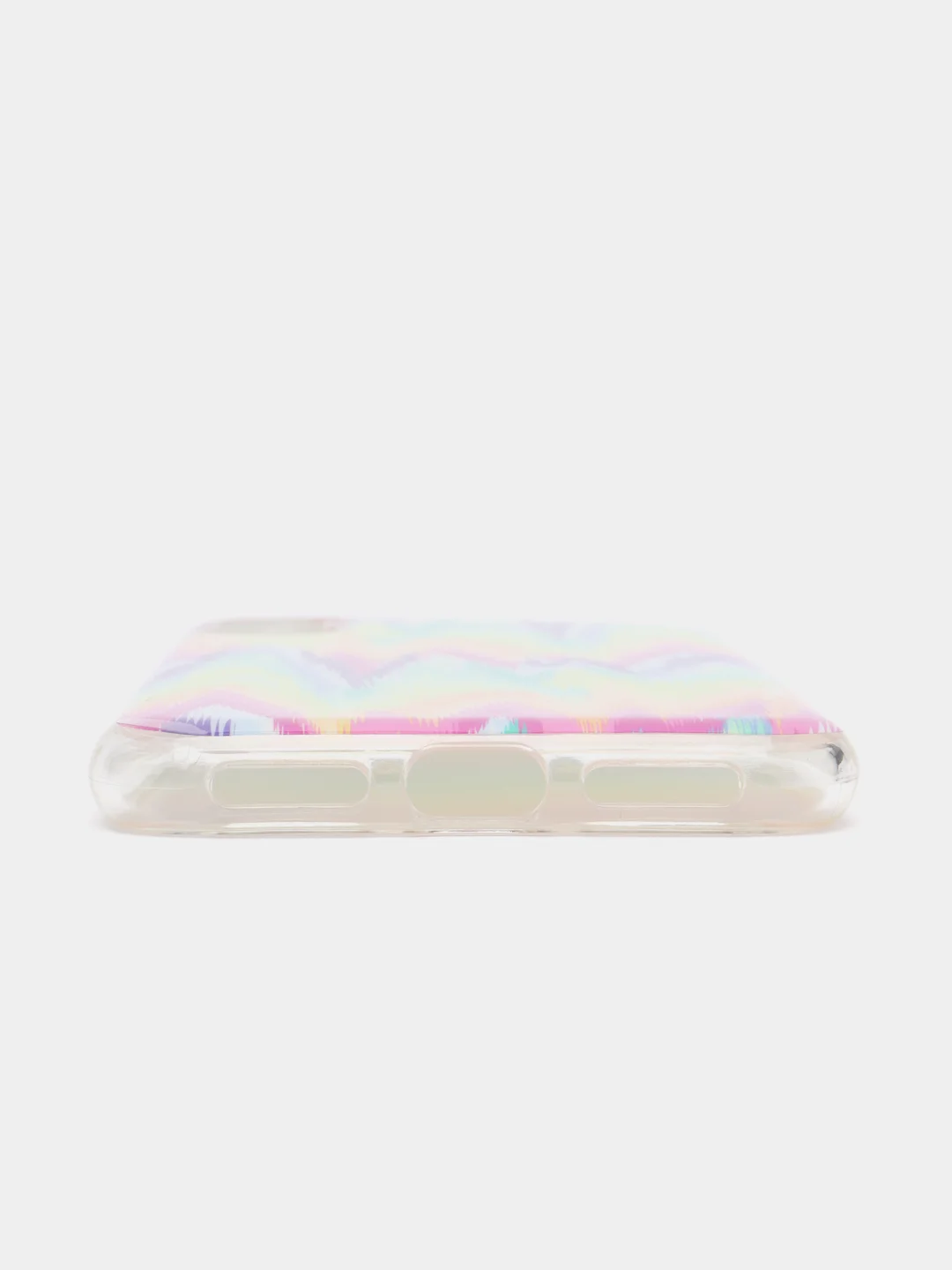 Фиолетовый чехол для iPhone X/ Xs "Акварель"