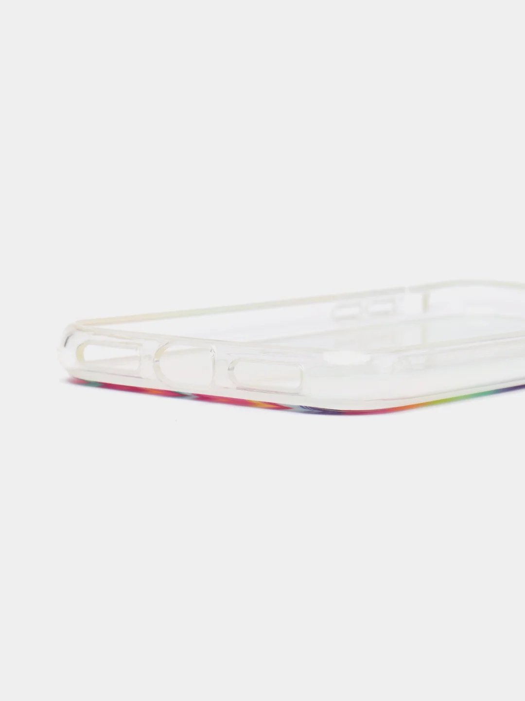 Фиолетовый чехол для iPhone X/ Xs "Акварель"