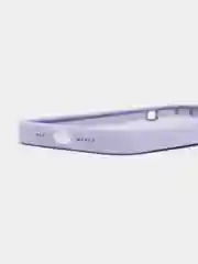 Кремовый силиконовый защитный чехол для iPhone 13 с закрытым низом