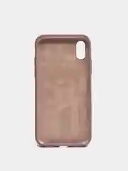 Пурпурный чехол на iPhone X, XS, XR, 7, 8, se, 12, 12 Pro, Mini, Max silicone case, закрытый низ, бархат внутри