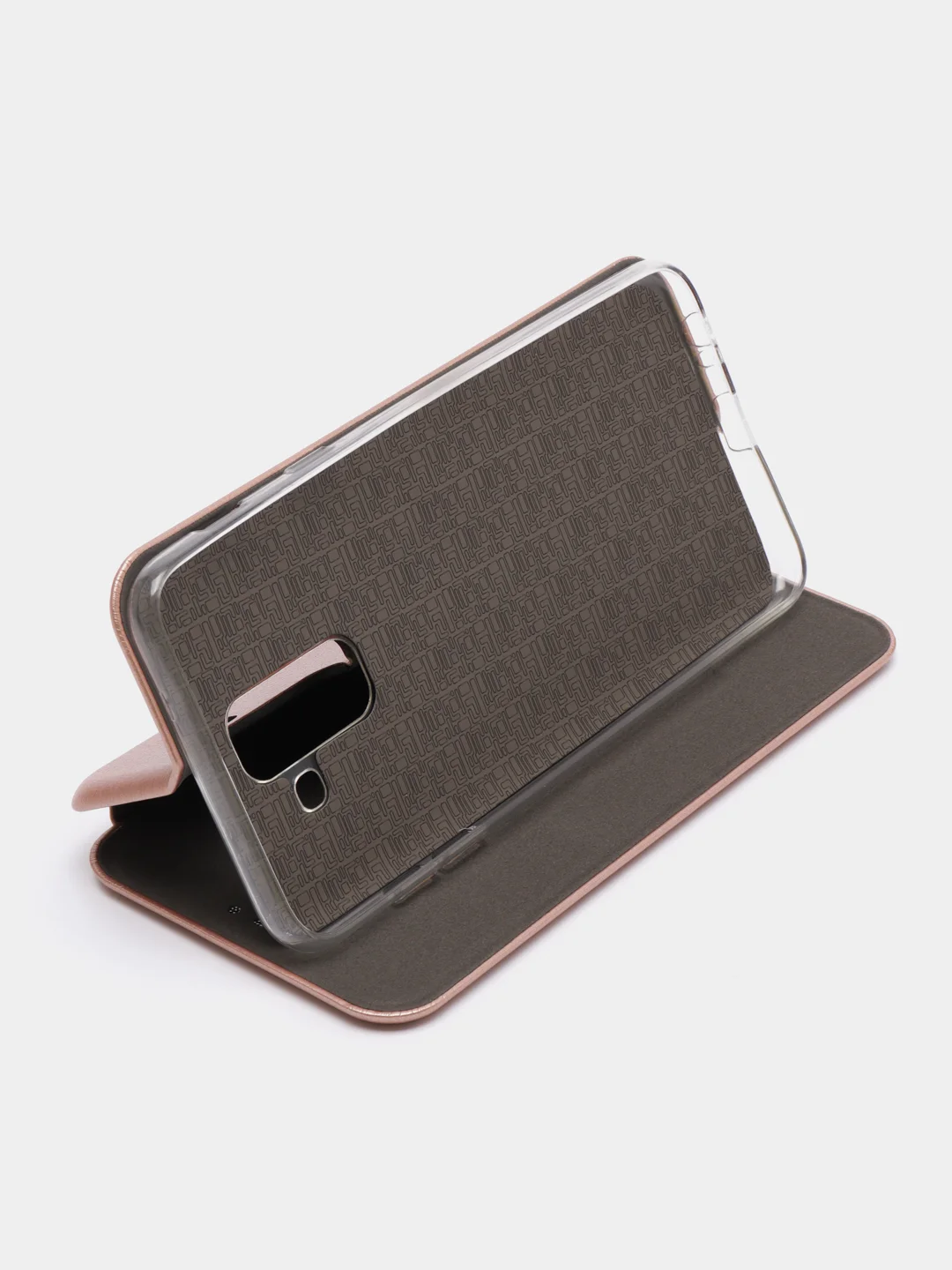 Розовый чехол книжка Samsung Galaxy A6 Plus 2018 / J8 2018, Самсунг Галакси А6 Плюс / Джи8 2018