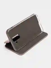Розовый чехол книжка Samsung Galaxy A6 Plus 2018 / J8 2018, Самсунг Галакси А6 Плюс / Джи8 2018