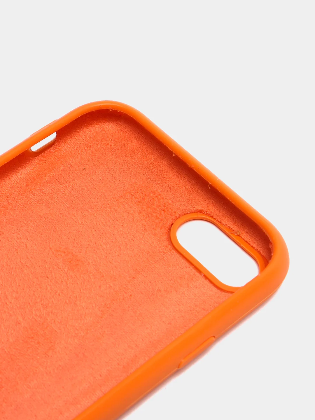 Оранжевый чехол Silicone Case для iPhone 11 12 mini 13Pro Max 6s 7+ 8Plus XS противоударный открытый