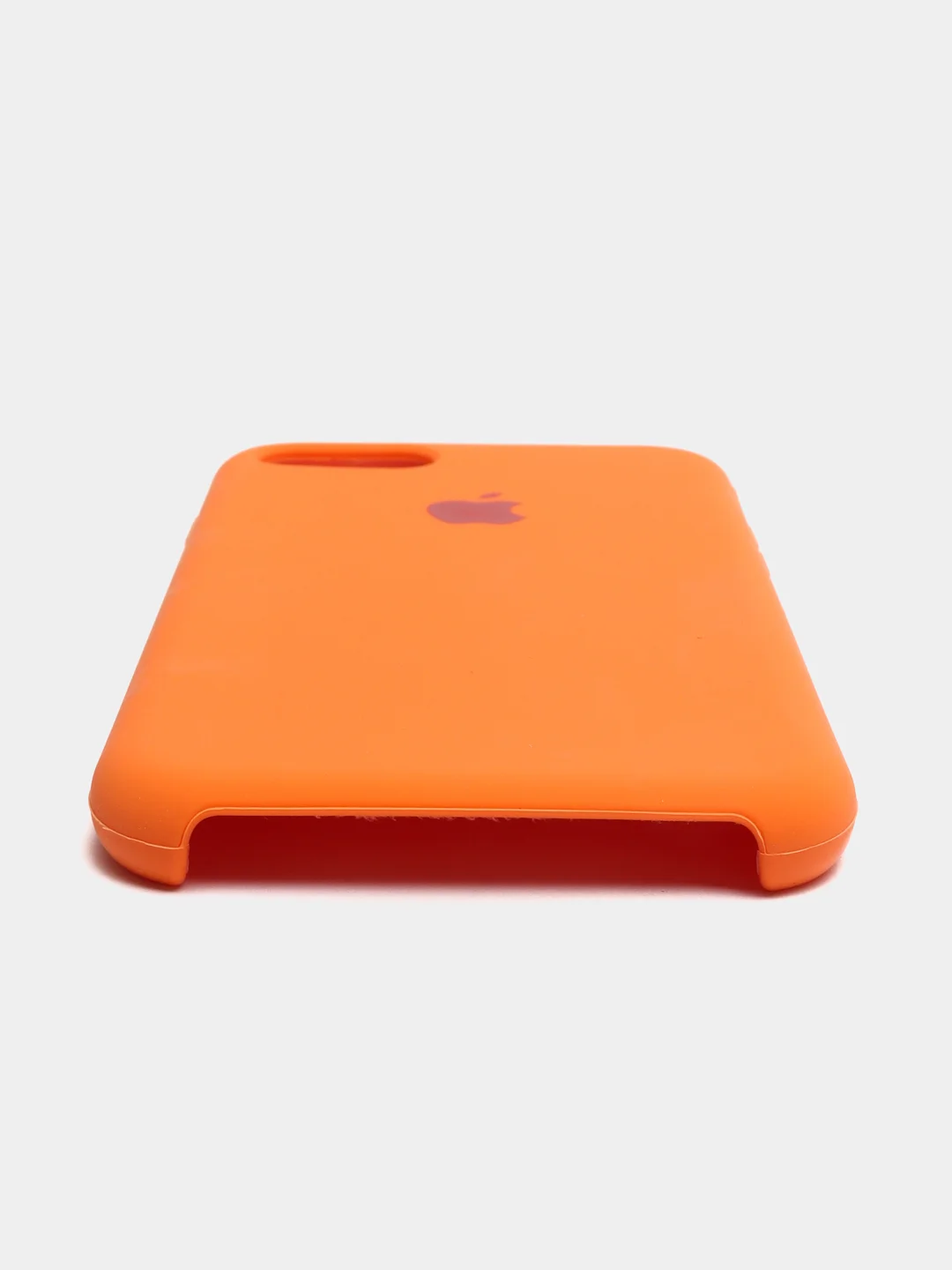 Оранжевый чехол Silicone Case для iPhone 11 12 mini 13Pro Max 6s 7+ 8Plus XS противоударный открытый