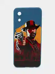 Угольный чехол силиконовый с принтом Samsung Galaxy A03 Core (самсунг)