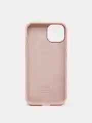 Кремовый силиконовый защитный чехол для iPhone 13 с закрытым низом