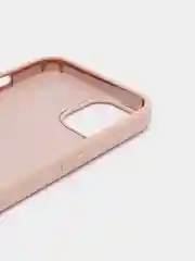 Кремовый силиконовый защитный чехол для iPhone 13 с закрытым низом