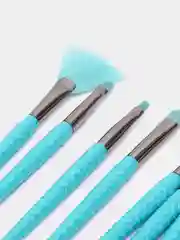 Лазурный кисти для макияжа, 10 шт