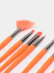 Оранжевый кисти для макияжа, 10 шт