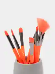 Оранжевый кисти для макияжа, 10 шт