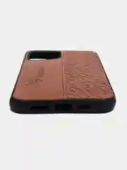 Коричневый чехол накладка для iPhone,6s/7/8Plus/X/XS/Xr/11/12/13 ProMax Baseus с прострочкой под кожу