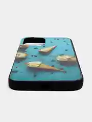 Серебряный яркий чехол, цветные принты-картинки iPhone 5S/SE/6/6S/7/8/Plus/X/XS/XR/11/12/Mini/Pro/Max