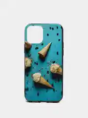 Серебряный яркий чехол, цветные принты-картинки iPhone 5S/SE/6/6S/7/8/Plus/X/XS/XR/11/12/Mini/Pro/Max