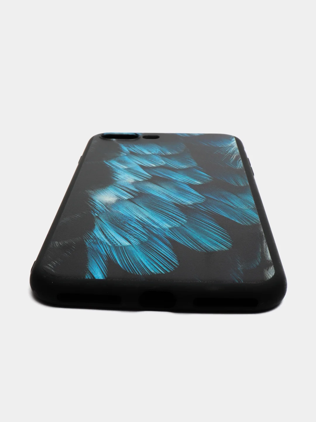 Голубой яркий чехол, цветные принты-картинки iPhone 5S/SE/6/6S/7/8/Plus/X/XS/XR/11/12/Mini/Pro/Max
