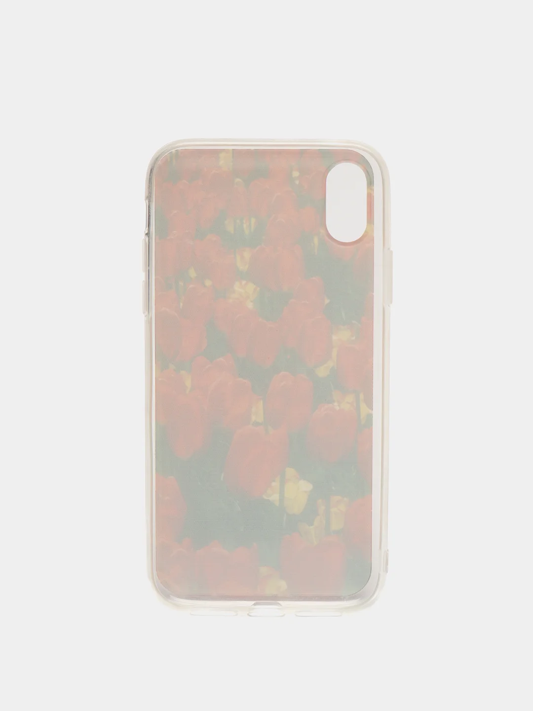 Красный чехол с цветным принтом картинки iPhone 5S/SE/6/6S/7/8/Plus/X/XS/XR/11/12/Mini/Pro/Max