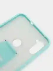 Салатовый противоударный чехол с ремешком держателем Samsung Galaxy A11 M11 A21S A31 A41 A51 A71 M31