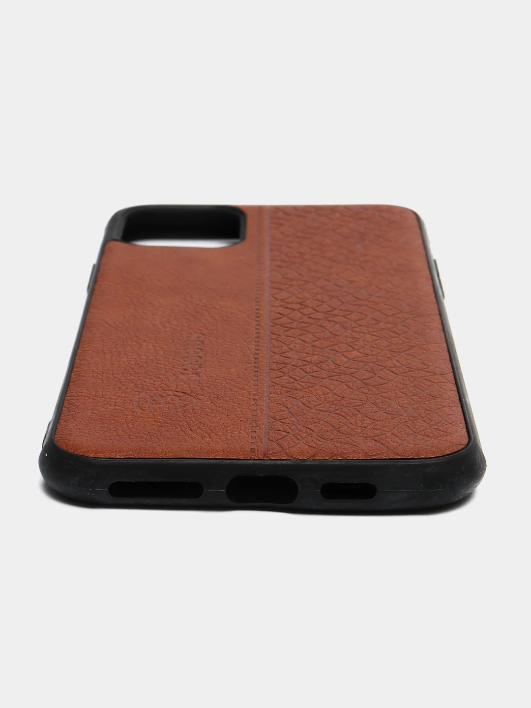 Коричневый чехол накладка для iPhone,6s/7/8Plus/X/XS/Xr/11/12/13 ProMax Baseus с прострочкой под кожу