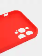 Красный чехол Silicone Case для iPhone 12, 12 Pro, Max, 12 mini, 13, 13 Pro, Max с защитой камеры