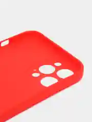 Красный чехол Silicone Case для iPhone 12, 12 Pro, Max, 12 mini, 13, 13 Pro, Max с защитой камеры