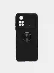 Черный чехол для iPhone 11 Pro Max с кольцом