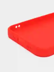 Красный чехол Silicone Case для iPhone 12, 12 Pro, Max, 12 mini, 13, 13 Pro, Max с защитой камеры