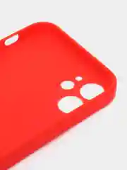 Красный чехол Silicone Case для iPhone 12, 12 Pro, Max, 12 mini, 13, 13 Pro, Max с защитой камеры