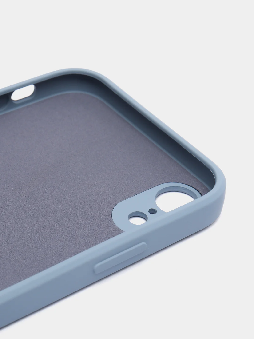 Голубой силиконовый чехол для iPhone 11, XR, 12, 7, 8, 7+, 8+, X, Xs, Pro, Max, mini