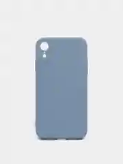 Голубой силиконовый чехол для iPhone 11, XR, 12, 7, 8, 7+, 8+, X, Xs,  Pro, Max, mini