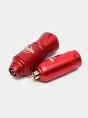 Красный mашинка для тату и татуажа Rocket Mini, с беспроводным блоком питания