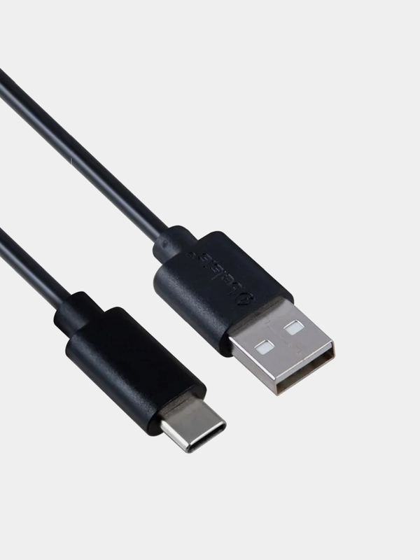 Кабель USB 2.0 - USB Type C, 40W, 2A, 1.8 м, быстрая зарядка, чёрный, BW1439