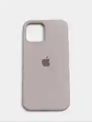 Бежевый меланж чехол Silicone Case для iPhone 12 / iPhone 12 Pro, закрытый низ