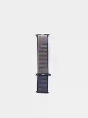 Синий меланж нейлоновый ремешок на липучке для Apple Watch