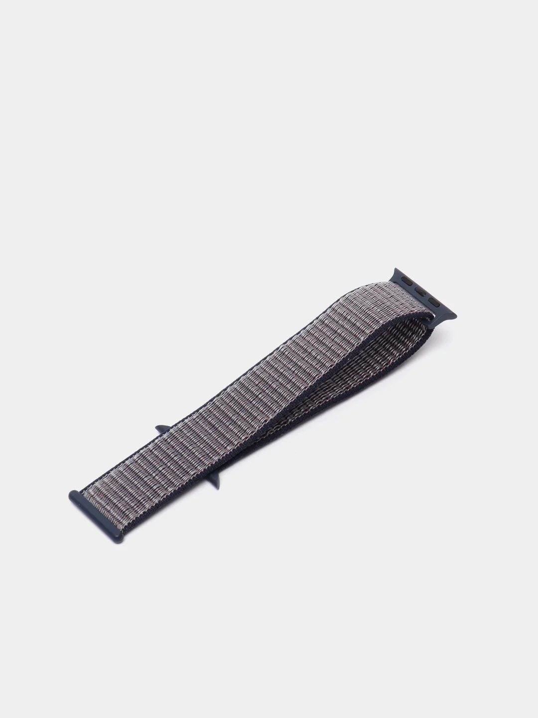 Синий меланж нейлоновый ремешок на липучке для Apple Watch
